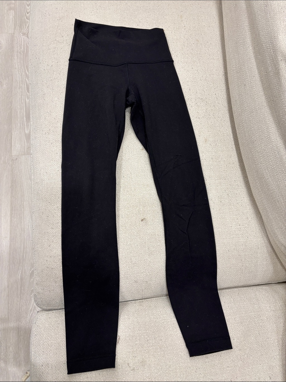 Lulu Lemon Black High-Waist Active Leggings